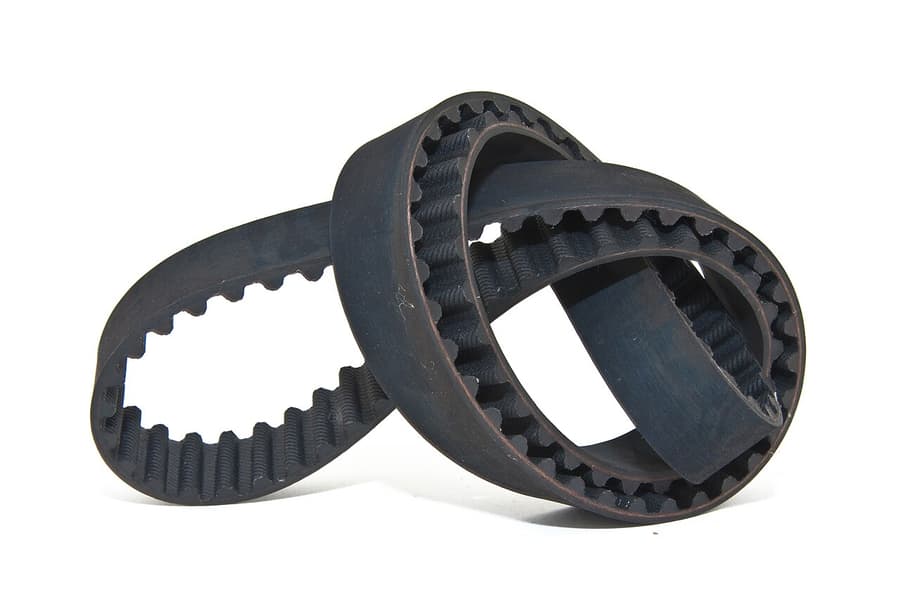 Correas de distribución dentadas de un motor
