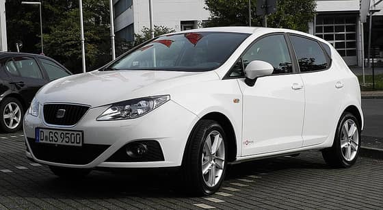 Seat Ibiza con matrícula española